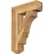Ekena Millwork Balboa Craftsman Rough Sawn Bracket, Western Red Cedar, 6"W x 24"D x 32"H BKT06X24X32BOA04RWR - alternate 1